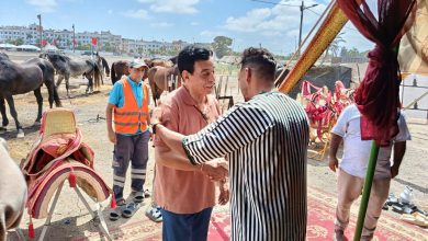 صورة محمد جودار يشرف على الاستعدادات النهائية لمهرجان التبوريدة بابن امسيك