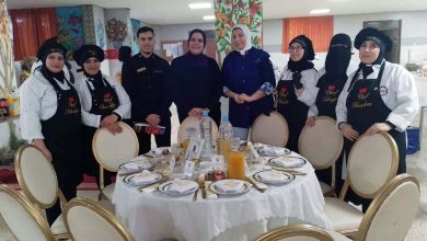 صورة اختبار لمستفيدات شعبة الطبخ جمعية اتحاد الطلبة استديانطيس في فن الطبخ والحلويات بمركز الإدماج الاجتماعي